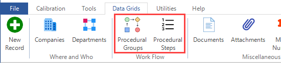 Procedural Groups and Steps