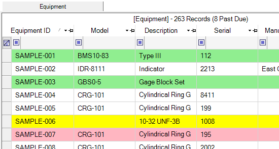 Green Calibration Standards