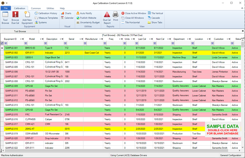 Calibration Control Version 8.11.x