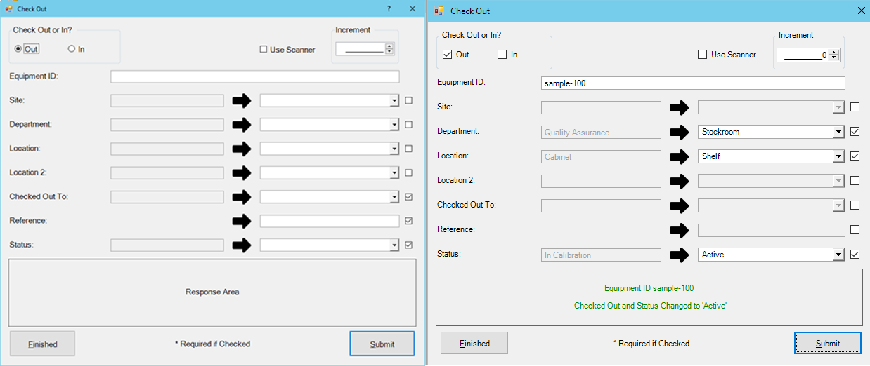 Check Out Feature Ribbon Menu Dialog Additional Fields