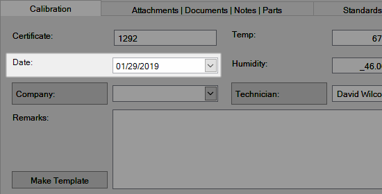 Date Format Field - Example