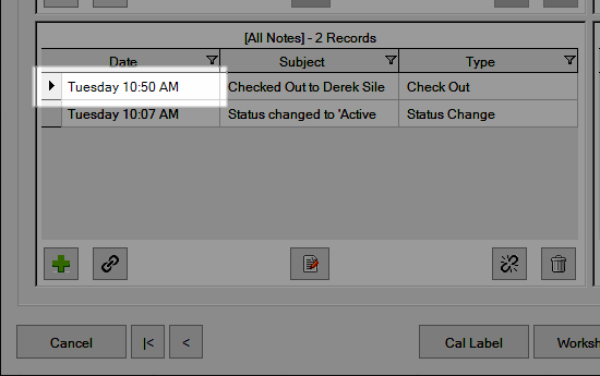 Date/Time Format Field Example