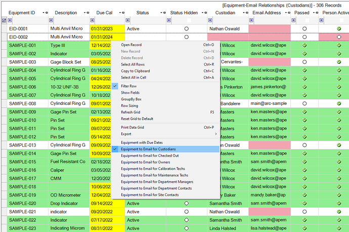 Auto Notify Grid