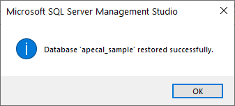 SQL Restore Complete